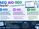 AEO AIO GEO คืออะไร