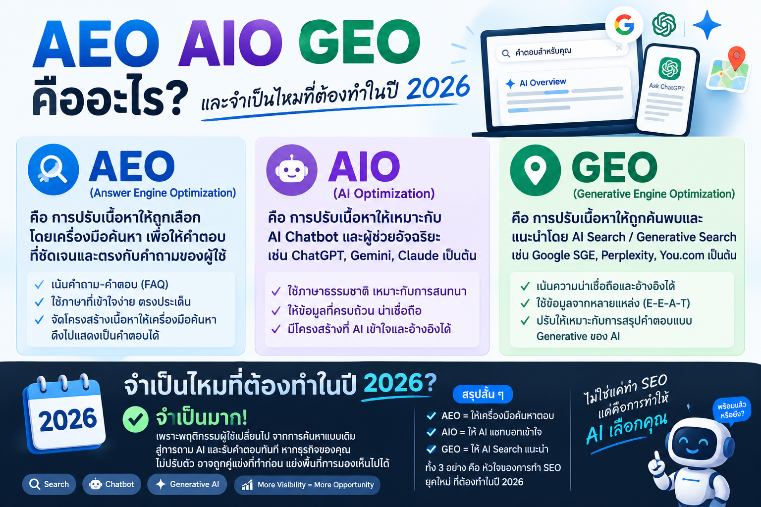 AEO AIO GEO คืออะไร